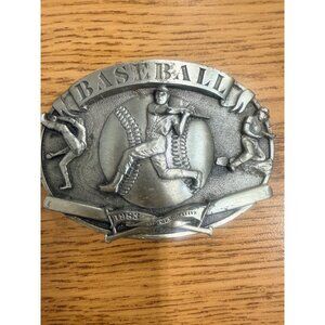 1983 Limited Edition Baseball Belt Buckle By Arroyo Grande Buckle Co.